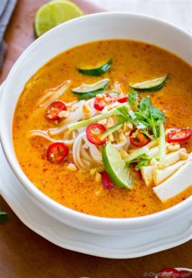  Laksa Johor: Eine cremige Kokosmilchsuppe trifft auf scharfe Chiliwürze!