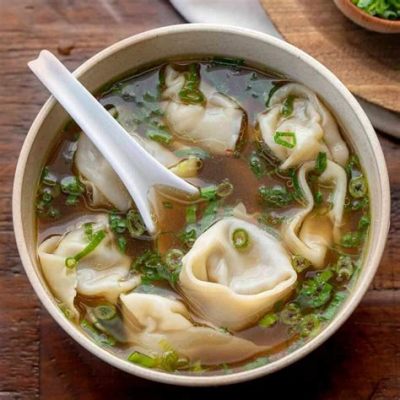  Suihuaer Wontonsuppe: Ein herzhaftes Fest für die Sinne mit köstlichen Teigtaschen und einer aromatischen Brühe!